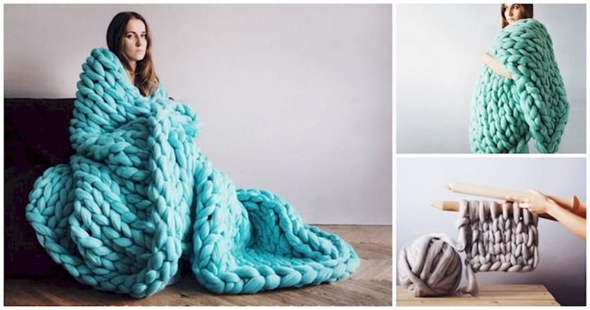 Get ready for winter by DIY-ing these amazing blankets. It's really easy!