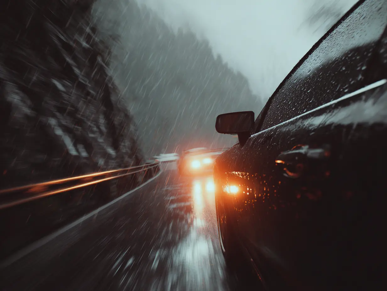 Spectacularly Foolish Driver Tears Across Wet Mountain Pass at 180 km/h — And Now Pays the Ultimate Price