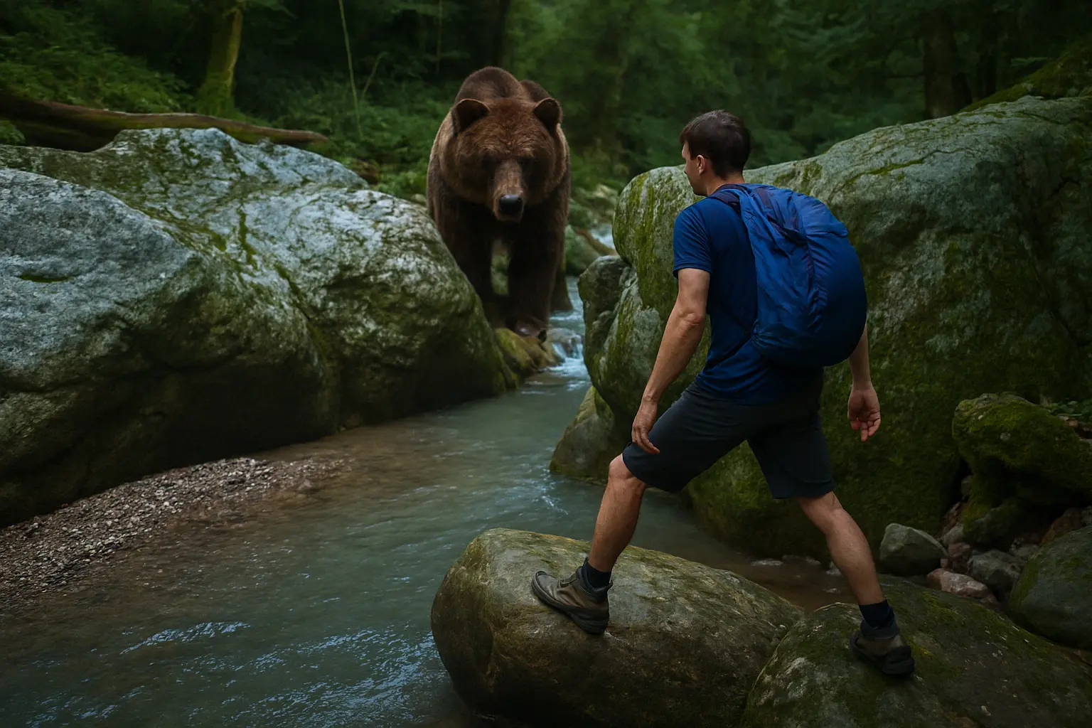 Bear Approaches Missing Hiker - Watch What Happened!